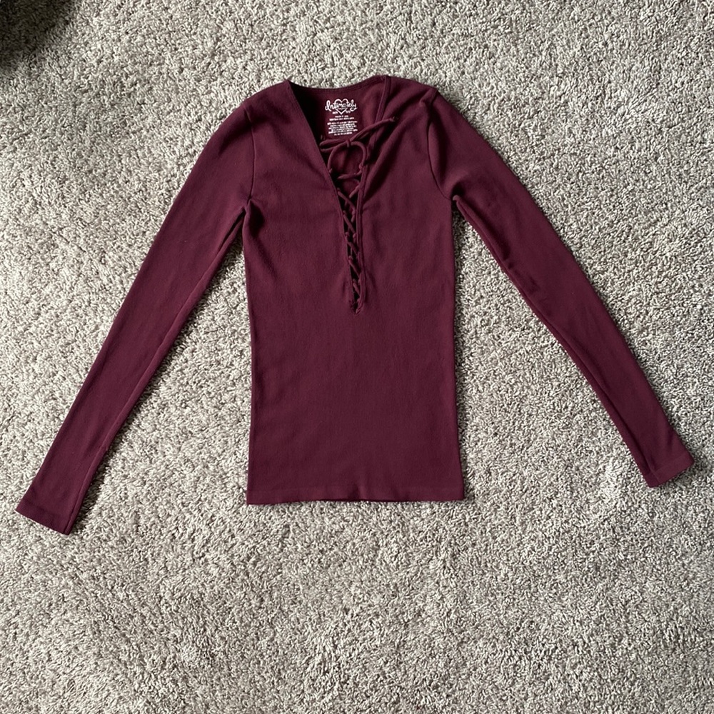 Intimately Free People Lace Up Shirt